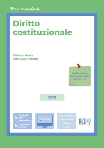 Microcompendio diritto costituzionale - Vittorio Italia - Giuseppe Palma
