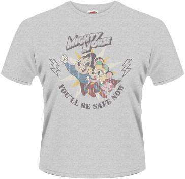 Mighty mouse:safe now -m- - ANIMATION =T-SHIRT=