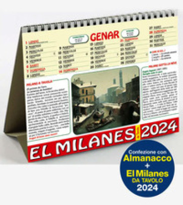Milanes 2024. Calendario da tavolo (El)
