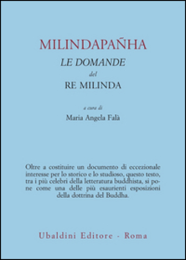 Milindapanha. Le domande del re Milinda