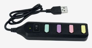 Mini Usb Hub a 4 porte - Nero