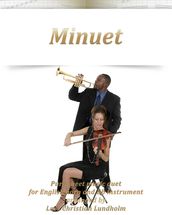 Minuet Pure sheet music duet for English horn and Bb instrument arranged by Lars Christian Lundholm