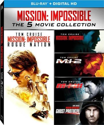 Mission: impossible - 5 movie collection (5 Blu-Ray) - Brian De Palma - John Woo - J.J. Abrams - Christopher McQuarrie - Brad Bird