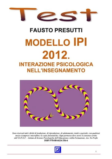 Modello IPI 2012 - Fausto Presutti