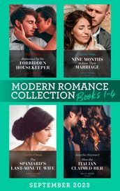 Modern Romance September 2023 Books 1-4 4 Books in 1