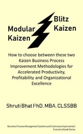 Modular Kaizen Vs Kaizen Blitz: How to Choose Between These Two Kaizen Business Process Improvement Methodologies for Accelerated Productivity, Profitability and Organizational Excellence