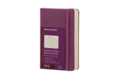 Moleskine 12M Daily Pocket Grape Violet Hard Cover