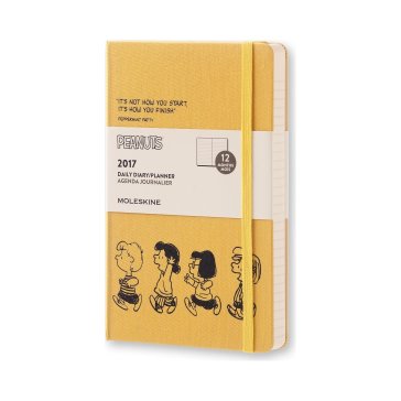 Moleskine 12M Limited Edition Planner Peanuts Daily Large Yellow