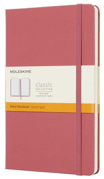 Moleskine Taccuino Classico a righe con Copertina rigida - Large - Rosa Margherita