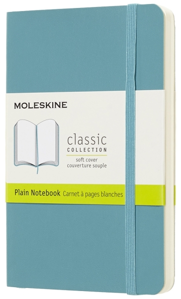Moleskine Taccuino Classico a pagine bianche con Copertina morbida - Pocket  - Blu Zaffiro - - idee regalo - Mondadori Store