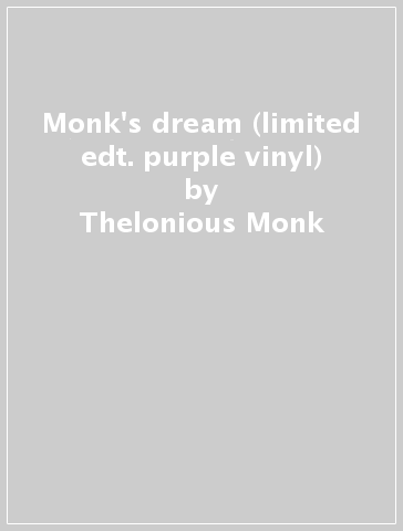 Monk's dream (limited edt. purple vinyl) - Thelonious Monk