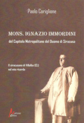 Mons. Ignazio Immordini del Capitolo Metropolitano del Duomo di Siracusa