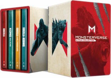 Monsterverse Collection Steelbook (4 Blu-Ray 4K Ultra Hd+4 Blu-Ray) - Michael Dougherty - Gareth Edwards - Jordan Vogt-Roberts - Adam Wingard