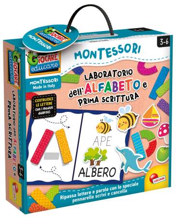 Montessori Laboratorio Dell'Alfabeto E Prima Scrittura