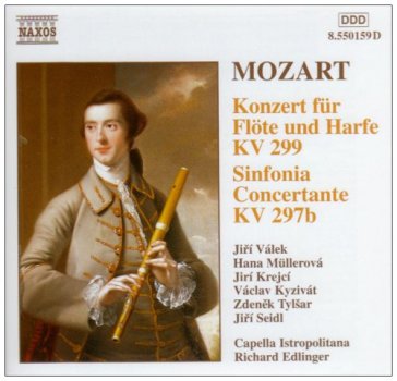 Mozart concerto x fl e arpa k 299 sinfon - EDLINGER RICHARD