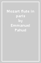 Mozart & flute in paris