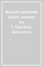 Mozart:complete violin concert