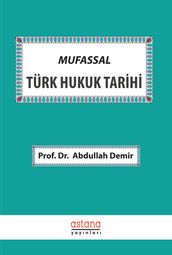 Mufassal Türk Hukuk Tarihi (2019 Bask)