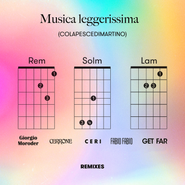 Musica leggerissima remixes (2lp nero) - DIMARTINO COLAPESCE