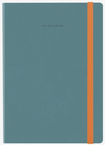 My Notebook - Large Lined Blue-Grey