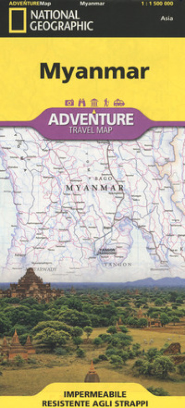 Myanmar (Birmania) 1:1.500.000