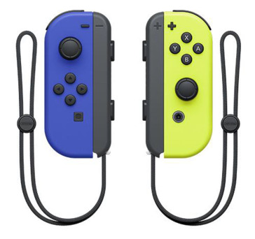 NINTENDO Set 2 Joy-Con Blu-Giallo Neon