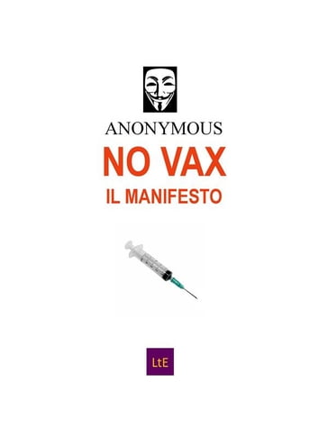 NO VAX Il manifesto - Anonymous