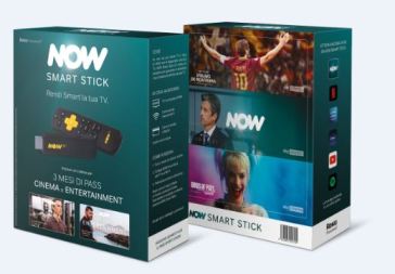NOW TV Smart Stick - chiavetta streaming con i primi 3 mesi a scelta tra  Pass Cinema oppure Entartainment - tecnologia - Mondadori Store