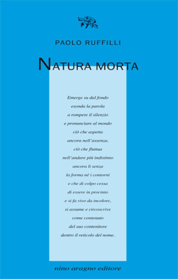Natura morta - Paolo Ruffilli