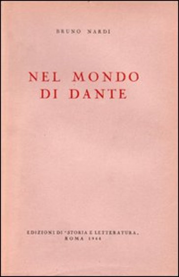 Nel mondo di Dante - Bruno Nardi