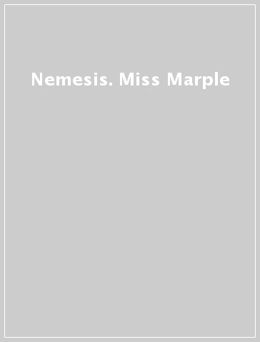 Nemesis. Miss Marple