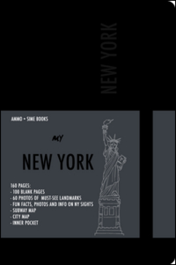 New York visula notebook. Black night - William Dello Russo