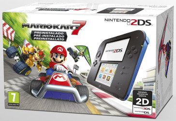 Nintendo 2DS HW Nero+Blu+ Mario Kart 7