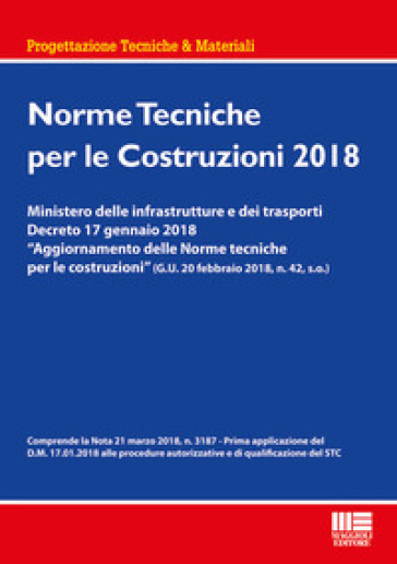 Norme tecniche per le costruzioni 2018