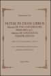 Notae in duos libros. Alterum de uno universi iuris principio, & c. Alterum de Constantia iurisprudentis. (Napoli, 1722, con postille autografe, ms XIII B 62)