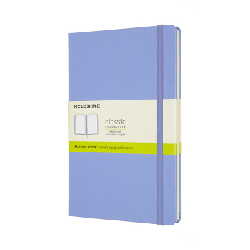 Notebook Lg Pla Hard Hydrangea Blue
