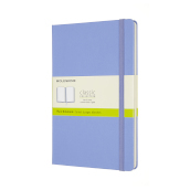 Notebook Lg Pla Hard Hydrangea Blue