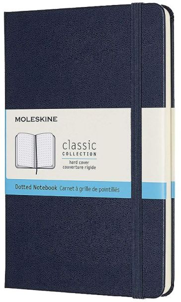Notebook Med Dot Sapphire Blue Hard