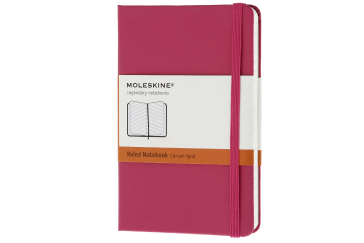 Notebook Pocket Ruled Magenta Hard