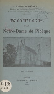 Notice sur Notre-Dame de Pibèque