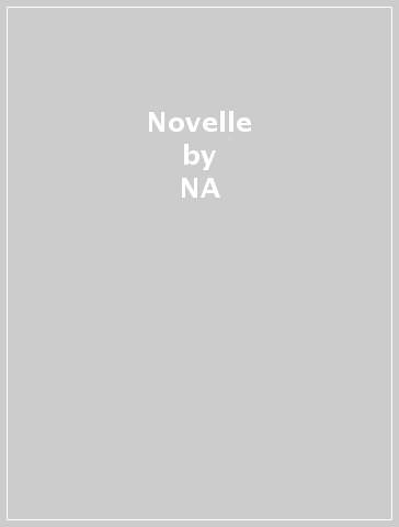 Novelle - Giovanni Verga | 