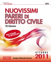 Nuovissimi Pareri di Diritto Civile