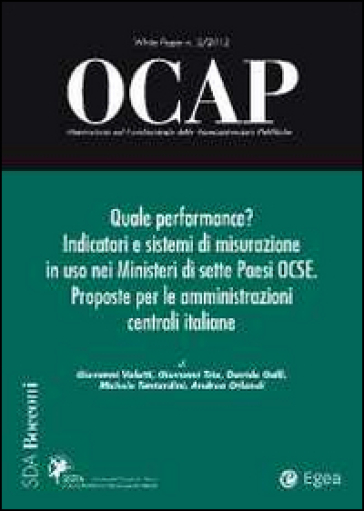 OCAP. Osservatorio sul cambiamento delle amministrazioni pubbliche (2012). 2.