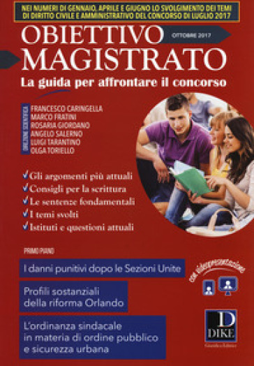 Obiettivo magistrato. La guida per affrontare il concorso (2017). 8.