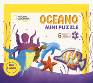 Oceano minipuzzle. 6 puzzle sagomati. Ediz. a colori - Anna Lang