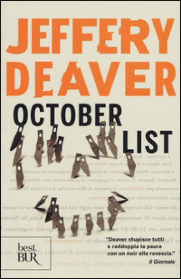 October List - Jeffery Deaver