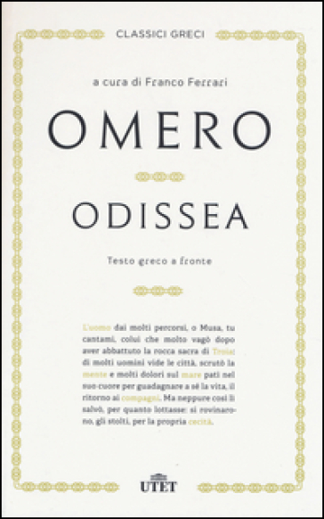 Odissea. Testo greco a fronte - Omero