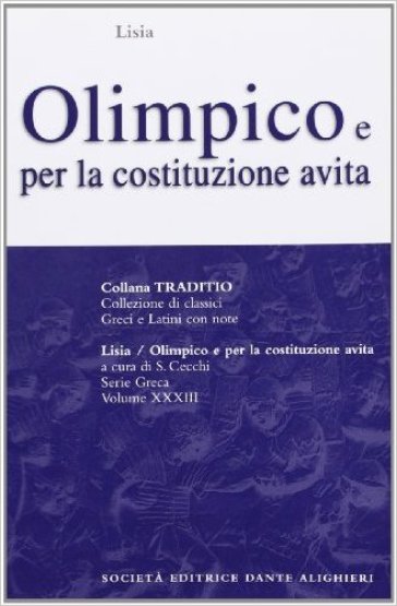 Olimpico e per la costituzione avita - Lisia