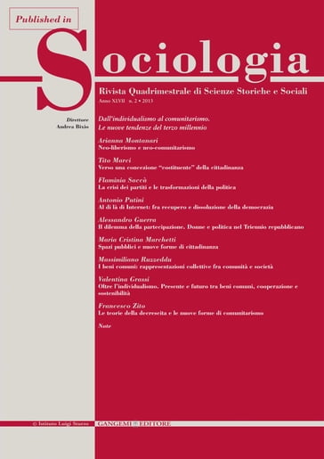 Oltre l'individualismo. Presente e futuro tra beni comuni, cooperazione e sostenibilità - Valentina Grassi