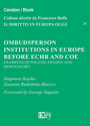 Ombudsperson institutions in Europe - Dagmara Rajska - Zuzanna Rudziska-Bluszcz